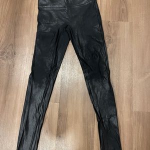 Spanx leather leggings